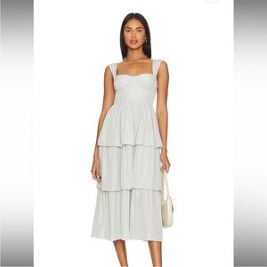 NWT WhatWeWore Corset in Mist Dress